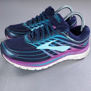Brooks Glycerin 15 Running Shoes Womens Size 7.5 Purple Athletic Gym Sneaker